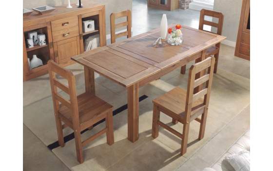 Mesa Comedor Extensible Rustica Actual Baiada