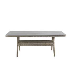 Mesa Comedor Exteriores Rattan Sintetico y Aluminio Serie Wick