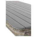 Mesa Comedor Exteriores Rattan Sintetico y Aluminio Serie Wick