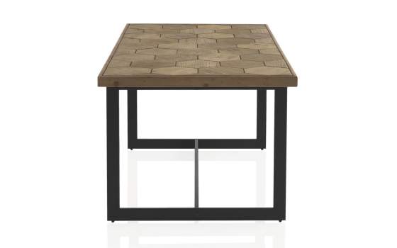 Mesa Comedor Fresno y Forja Estilo Actual Serie Arert