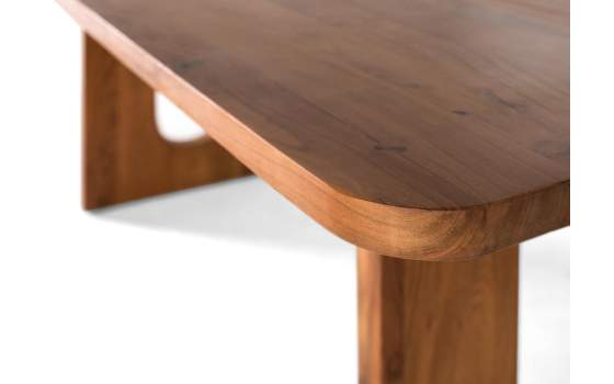 Mesa Comedor Grande 200 cm  Madera Acacia Serie Aratany