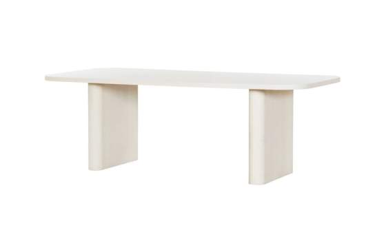 Mesa Comedor Grande 220 cm Color Crema Serie Avio