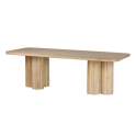Mesa Comedor Grande 240 Madera Mango Natural Serie Felo