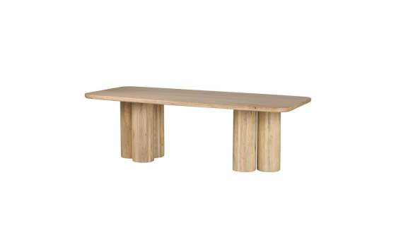 Mesa Comedor Grande 240 Madera Mango Natural Serie Felo