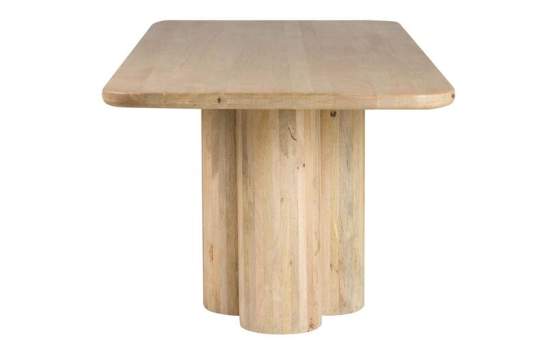 Mesa Comedor Grande 240 Madera Mango Natural Serie Felo