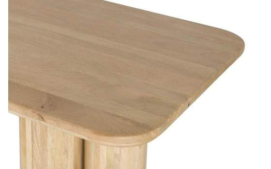 Mesa Comedor Grande 240 Madera Mango Natural Serie Felo