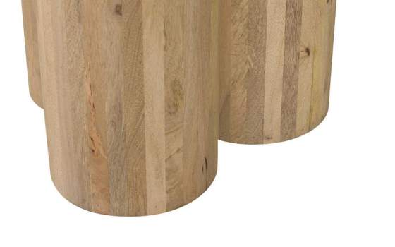 Mesa Comedor Grande 240 Madera Mango Natural Serie Felo