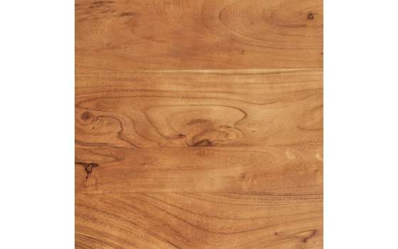 Mesa Comedor Grande Bicolor Pata Redonda Negra Serie Zenica