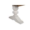 Mesa Comedor Grande Blanco Nogal Provenzal Serie Everest