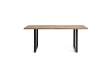 Mesa Comedor  Industrial 200 cm Madera Acacia Patas Metal Jarin