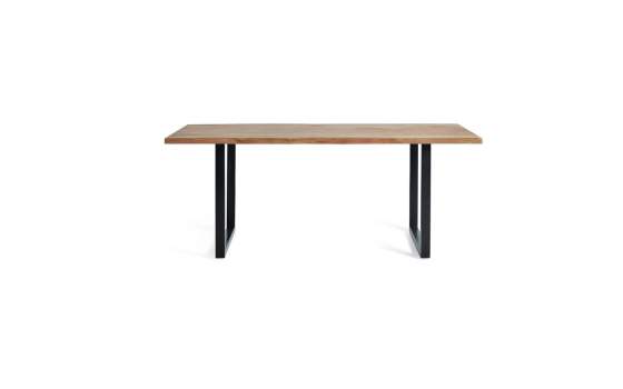 Mesa Comedor  Industrial 200 cm Madera Acacia Patas Metal Jarin