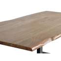 Mesa Comedor  Industrial 200 cm Madera Acacia Patas Metal Jarin