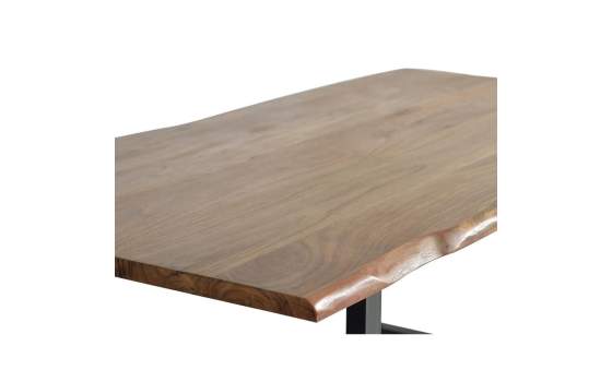 Mesa Comedor  Industrial 200 cm Madera Acacia Patas Metal Jarin