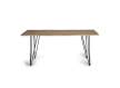Mesa Comedor Industrial Acacia y Metal  160 cm - Serie Davin
