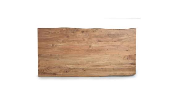 Mesa Comedor Industrial Acacia y Metal  160 cm - Serie Davin