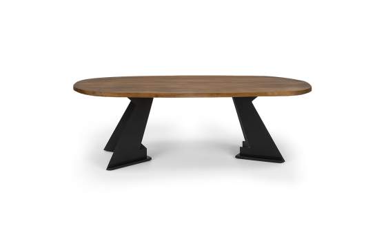 Mesa Comedor Industrial Madera Acero 200 X 100 Alkizat