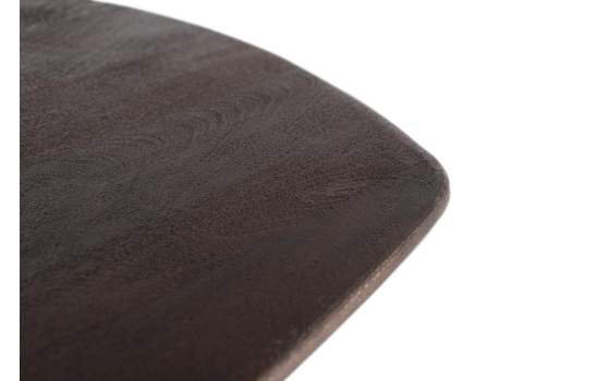 Mesa Comedor Industrial Madera Nogal Hierro 200 cm Alquezar