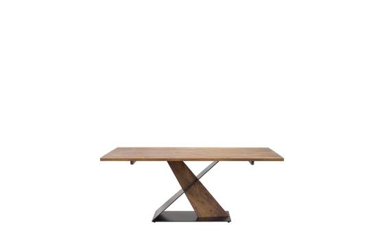 Mesa Comedor Industrial Madera y Forja Serie Munich