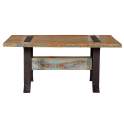 Mesa Comedor Industrial Mediana Reciclada Decape Colores Abarna