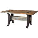 Mesa Comedor Industrial Mediana Reciclada Decape Colores Abarna