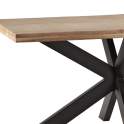 Mesa Comedor Madera Acacia Hierro 2 Tamaños Averrada