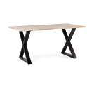 Mesa Comedor Madera Acacia Natural Pie Metal Serie Ontario Mesa Comedor Madera Acacia Natural Pie Metal Serie Ontario