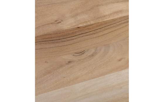 Mesa Comedor Madera Acacia Natural Pie Metal Serie Ontario Mesa Comedor Madera Acacia Natural Pie Metal Serie Ontario