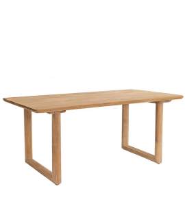 Mesa Comedor Madera Maciza Teca Natural Serie Eyre