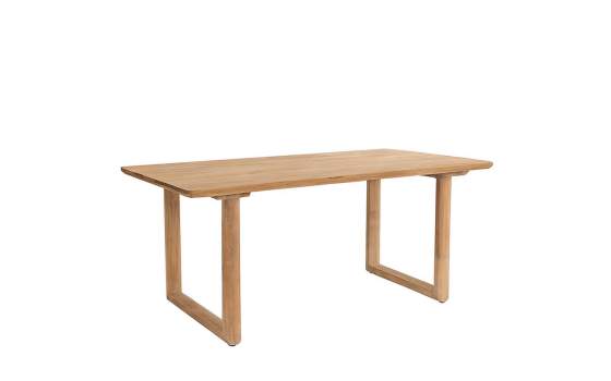 Mesa Comedor Madera Maciza Teca Natural Serie Eyre