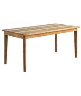 Mesa Comedor Madera Mango Gris Decape Natural Serie Atrade