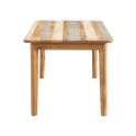 Mesa Comedor Madera Mango Gris Decape Natural Serie Atrade