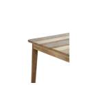 Mesa Comedor Madera Mango Gris Decape Natural Serie Atrade
