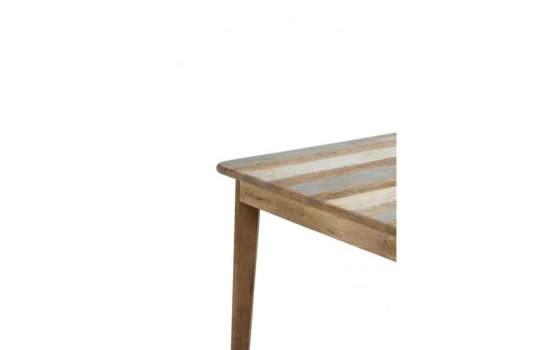 Mesa Comedor Madera Mango Gris Decape Natural Serie Atrade