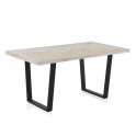 Mesa Comedor Madera Mango Patinado y Acero Atilant Mesa Comedor Madera Mango Patinado y Acero Atilant