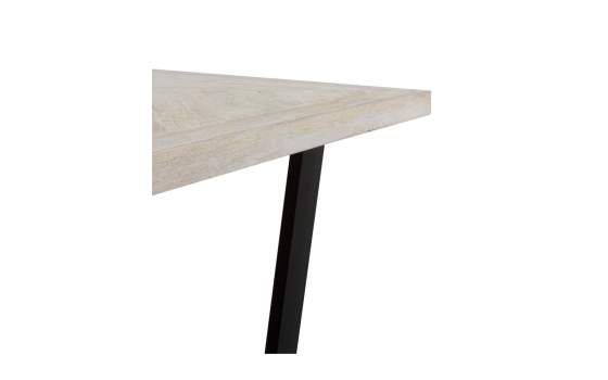 Mesa Comedor Madera Mango Patinado y Acero Atilant Mesa Comedor Madera Mango Patinado y Acero Atilant