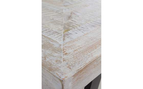 Mesa Comedor Madera Mango Patinado y Acero Atilant Mesa Comedor Madera Mango Patinado y Acero Atilant