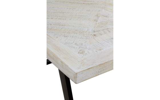 Mesa Comedor Madera Mango Patinado y Acero Atilant Mesa Comedor Madera Mango Patinado y Acero Atilant