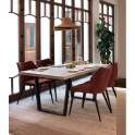 Mesa Comedor Madera Mango Patinado y Acero Atilant Mesa Comedor Madera Mango Patinado y Acero Atilant