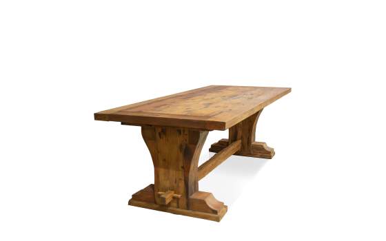 Mesa Comedor Madera Reciclada de Rail Serie Assoats