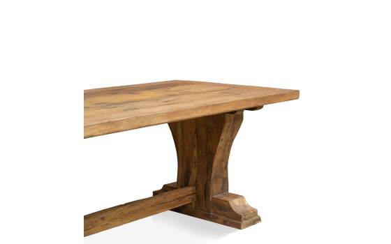 Mesa Comedor Madera Reciclada de Rail Serie Assoats