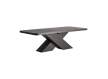 Mesa Comedor Madera Roble Laminado Negro Serie Rize
