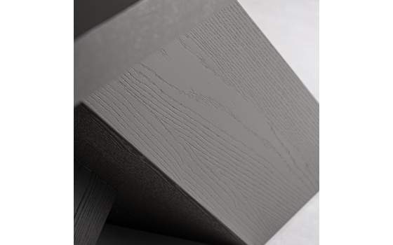 Mesa Comedor Madera Roble Laminado Negro Serie Rize