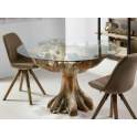 Mesa Comedor Madera y Cristal Raices Mesa Comedor Madera y Cristal Raices