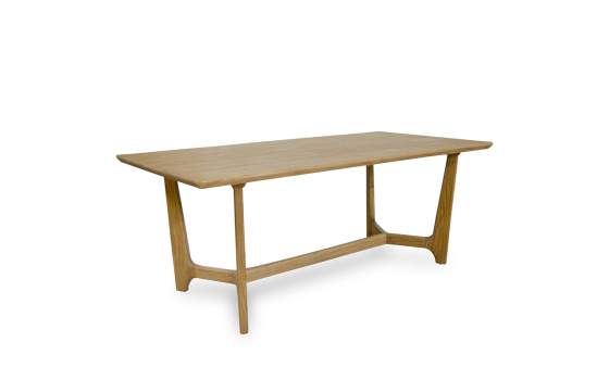 Mesa Comedor Moderna 200 Madera Maciza - Serie Adasip