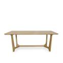 Mesa Comedor Moderna 200 Madera Maciza - Serie Adasip