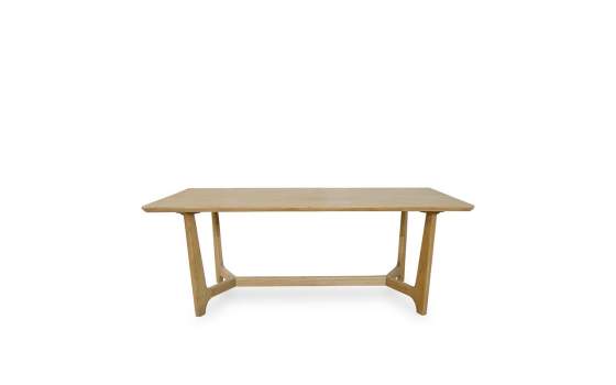 Mesa Comedor Moderna 200 Madera Maciza - Serie Adasip