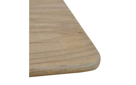 Mesa Comedor Moderna 200 Madera Maciza - Serie Adasip