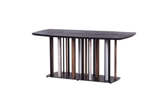 Mesa Comedor Moderna Multicolor Acacia Serie Actonds