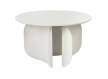Mesa Comedor Moderna Redonda Madera y Metal Serie Aguade