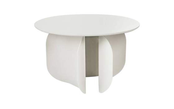 Mesa Comedor Moderna Redonda Madera y Metal Serie Aguade